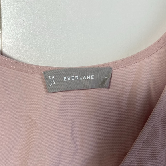 Pink everlane Japanese go weave wrap dress size 6 - Picture 5 of 5